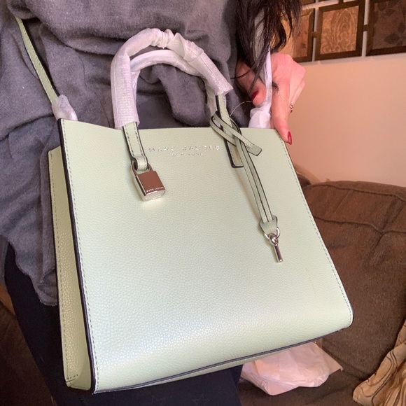 Authentic MARC JACOBS Leather 2 compartments zip Satchel/Crosby - Picture 13 of 14